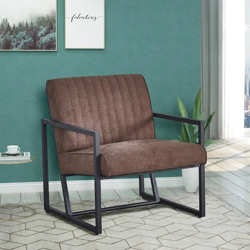 Fauteuil moderne 26 Arm avec pieds en acier