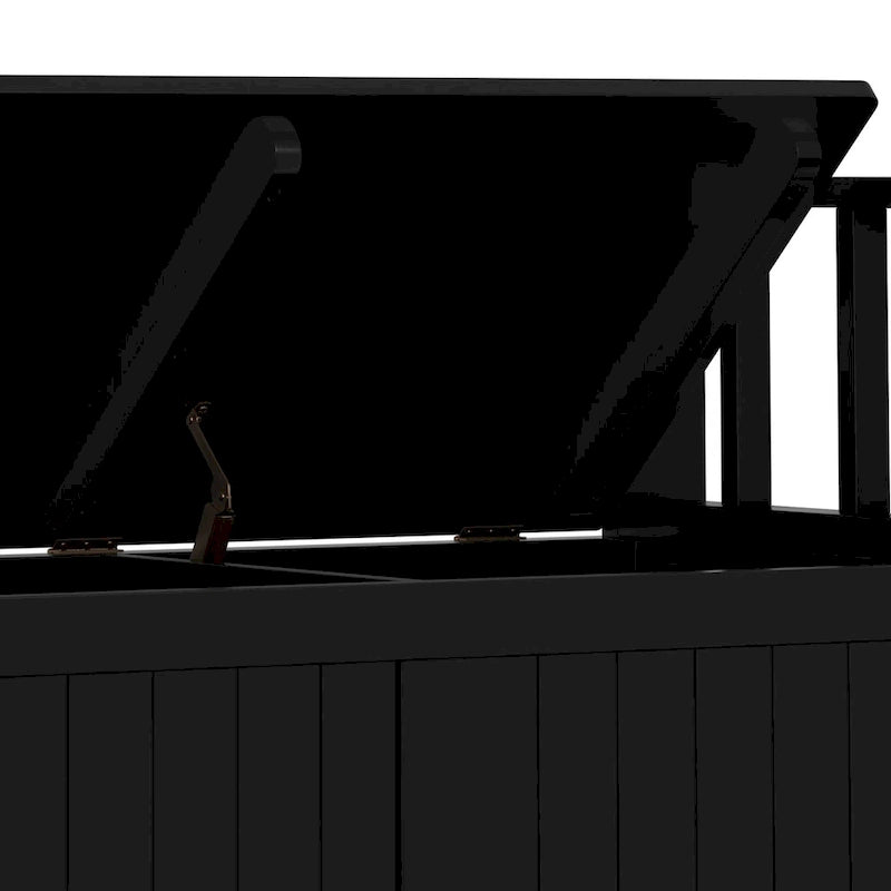 Banc de rangement transitionnel en bois massif, 36 po de largeur, pour petite entrée