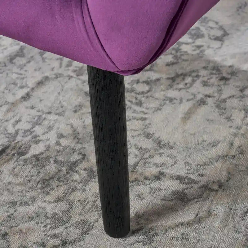 Fauteuil rembourré du milieu du siècle 30,25P x 34,25L x 39,75H