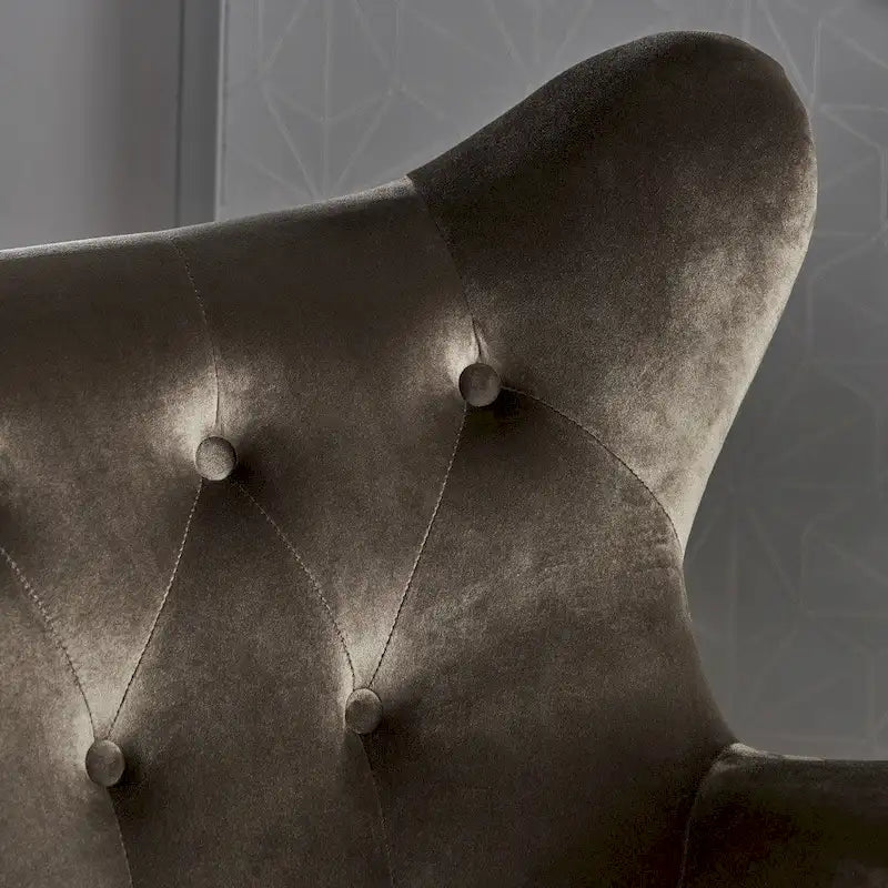 Fauteuil rembourré du milieu du siècle 30,25P x 34,25L x 39,75H