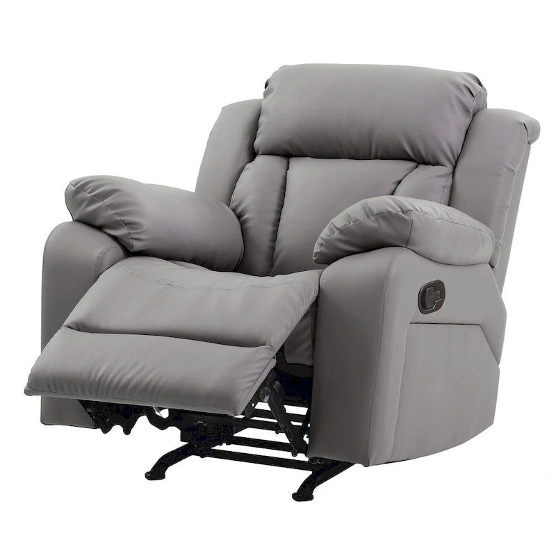 Fauteuil inclinable en similicuir - 38L x 37P x 41H