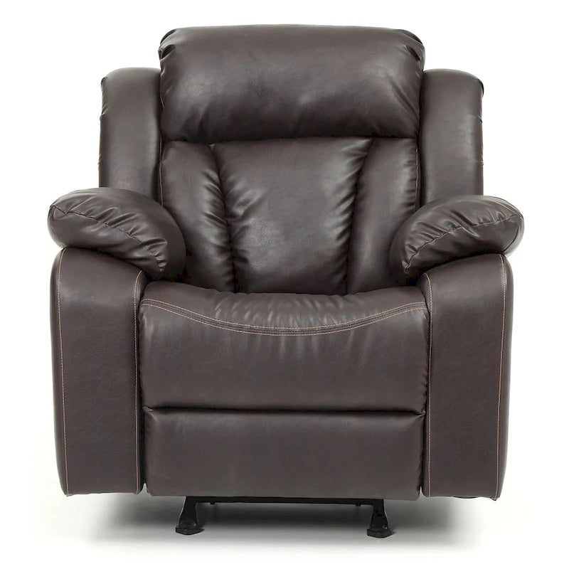 Fauteuil inclinable en similicuir - 38L x 37P x 41H