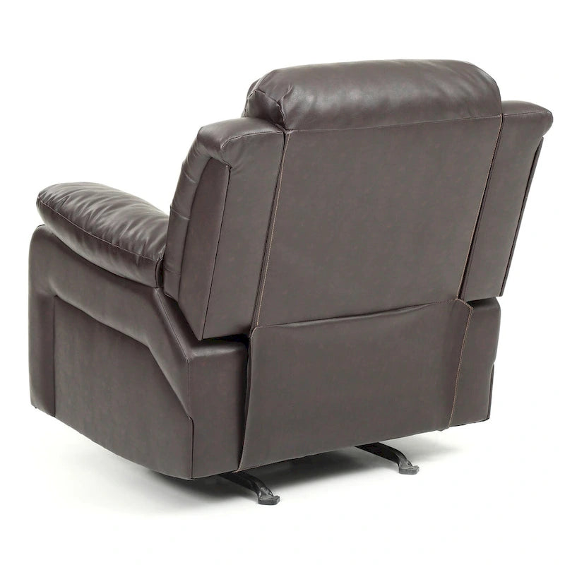 Fauteuil inclinable en similicuir - 38L x 37P x 41H