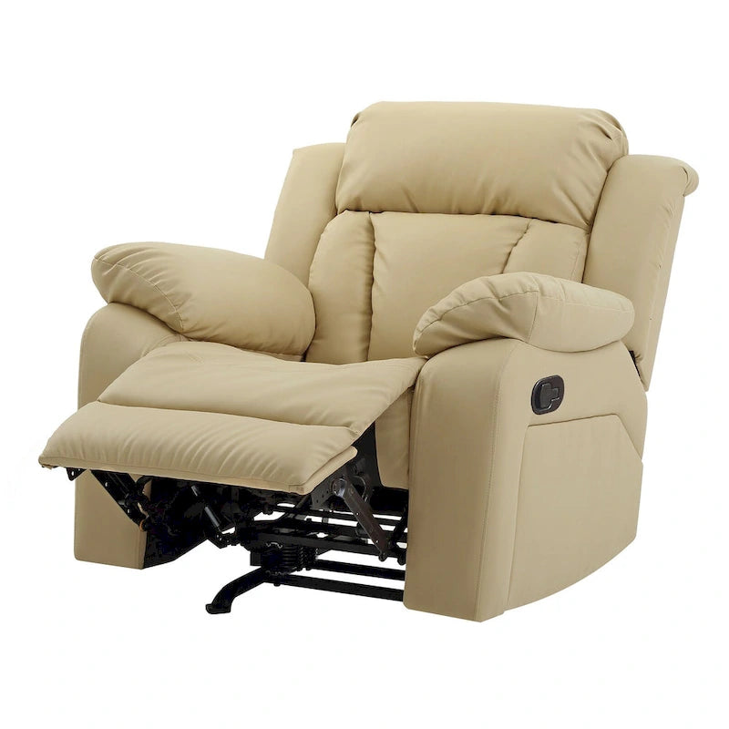 Fauteuil inclinable en similicuir - 38L x 37P x 41H