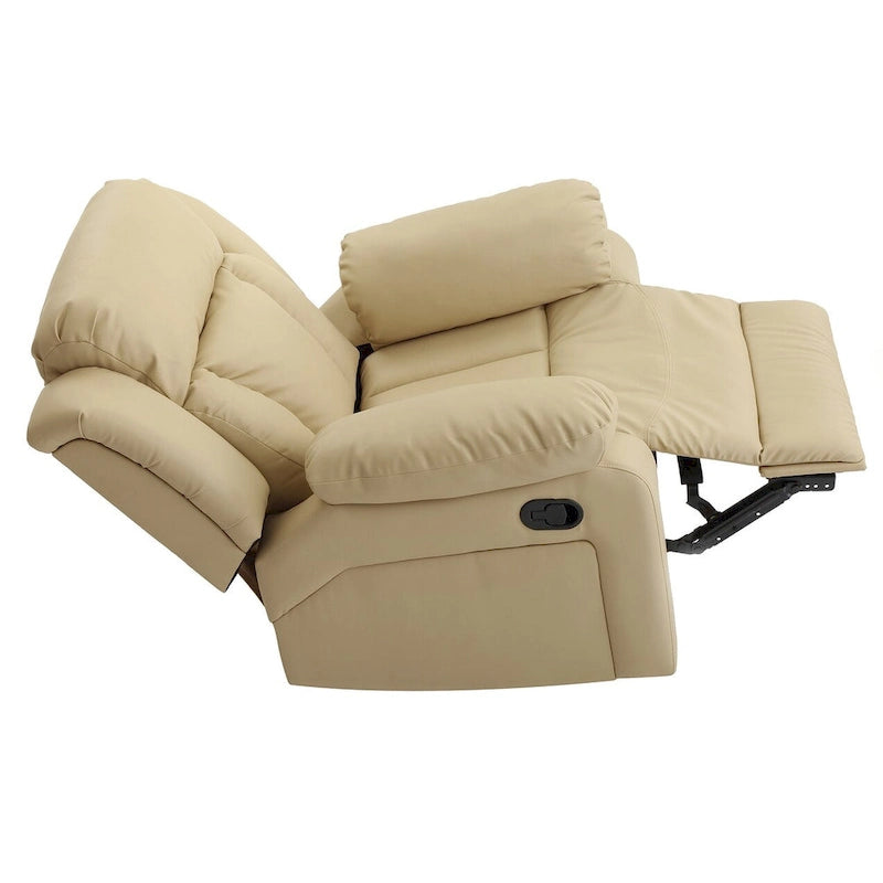 Fauteuil inclinable en similicuir - 38L x 37P x 41H