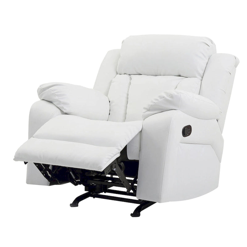 Fauteuil inclinable en similicuir - 38L x 37P x 41H