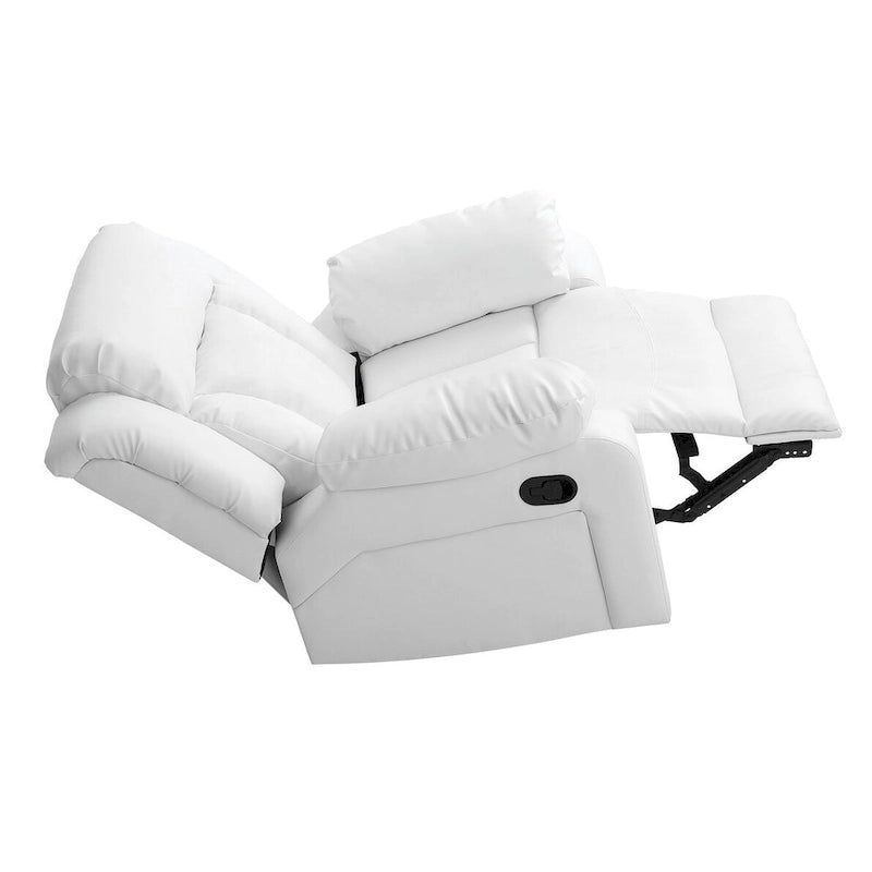Fauteuil inclinable en similicuir - 38L x 37P x 41H