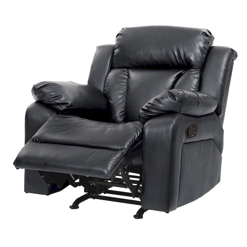 Fauteuil inclinable en similicuir - 38L x 37P x 41H