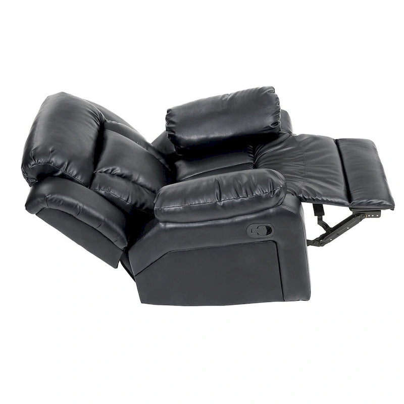 Fauteuil inclinable en similicuir - 38L x 37P x 41H