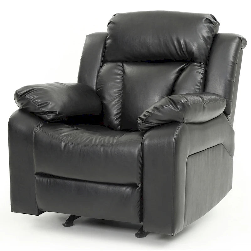 Fauteuil inclinable en similicuir - 38L x 37P x 41H
