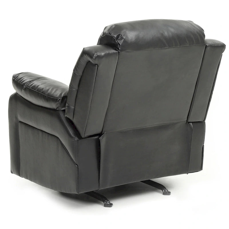 Fauteuil inclinable en similicuir - 38L x 37P x 41H