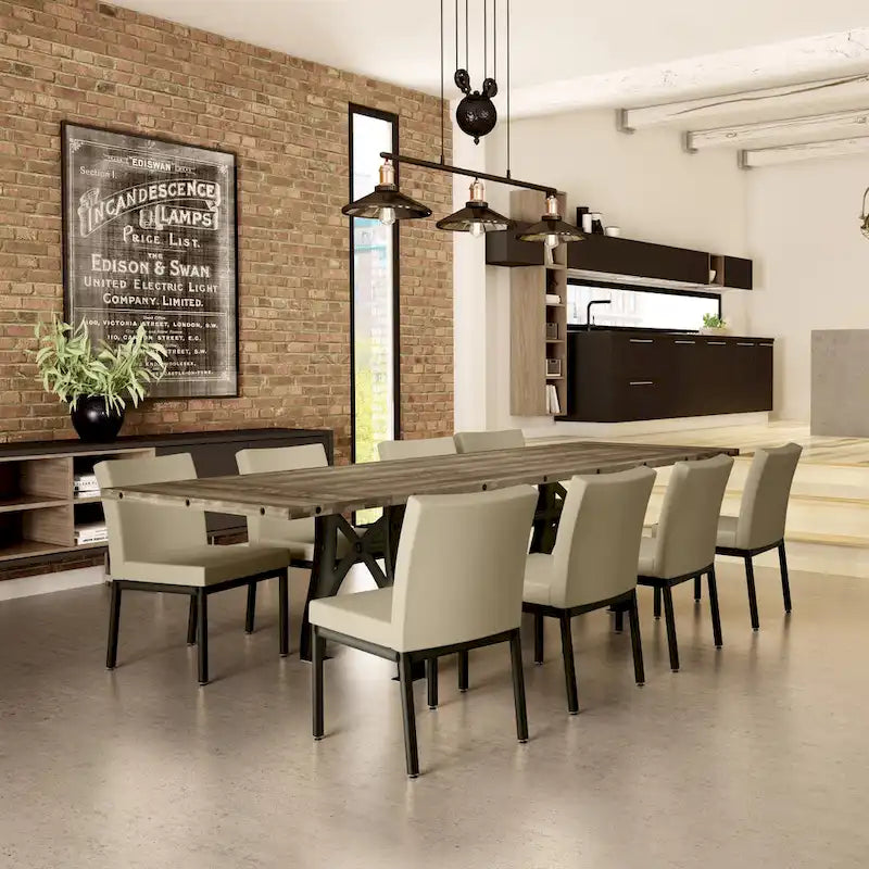 Table extensible en bois massif