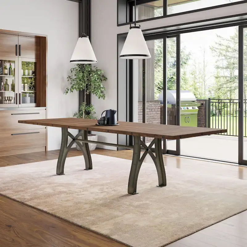 Table extensible en bois massif