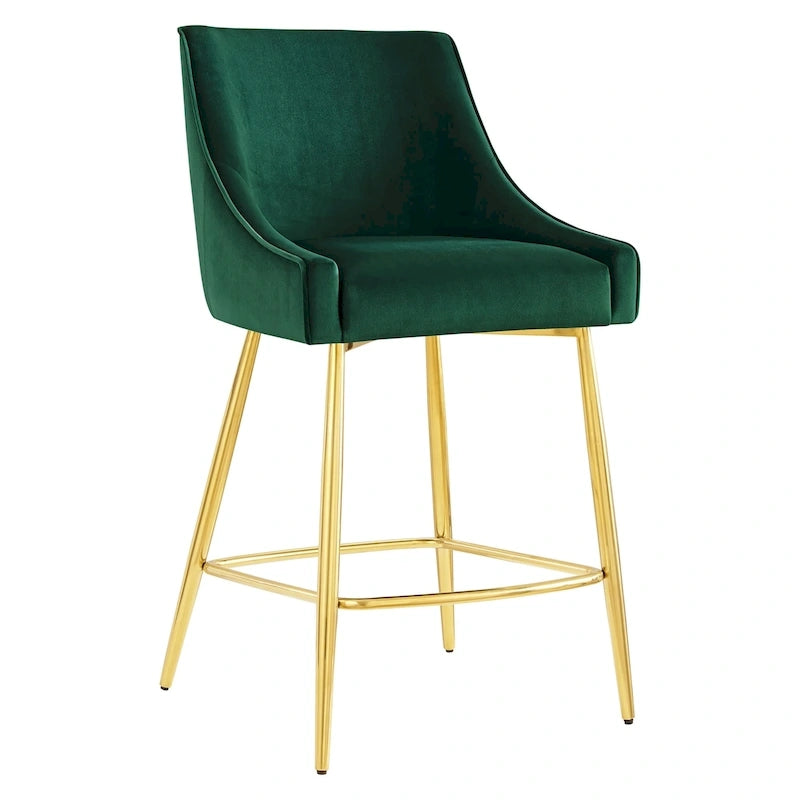 Performance Velvet Counter Stool