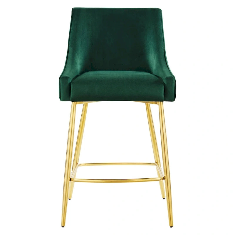 Performance Velvet Counter Stool