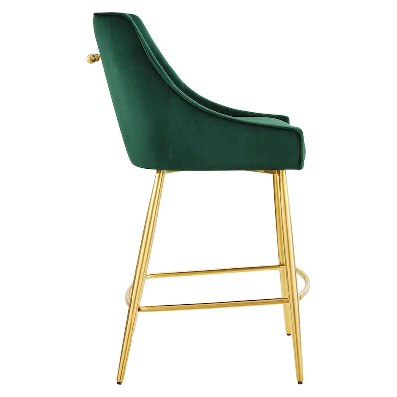 Performance Velvet Counter Stool