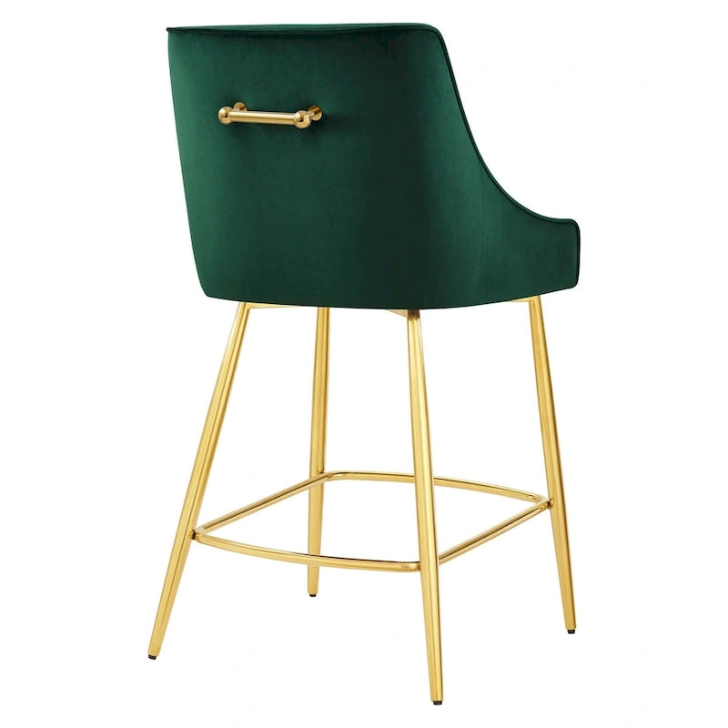 Performance Velvet Counter Stool
