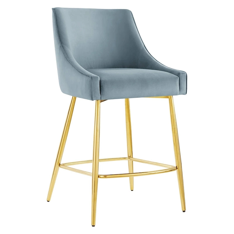 Performance Velvet Counter Stool