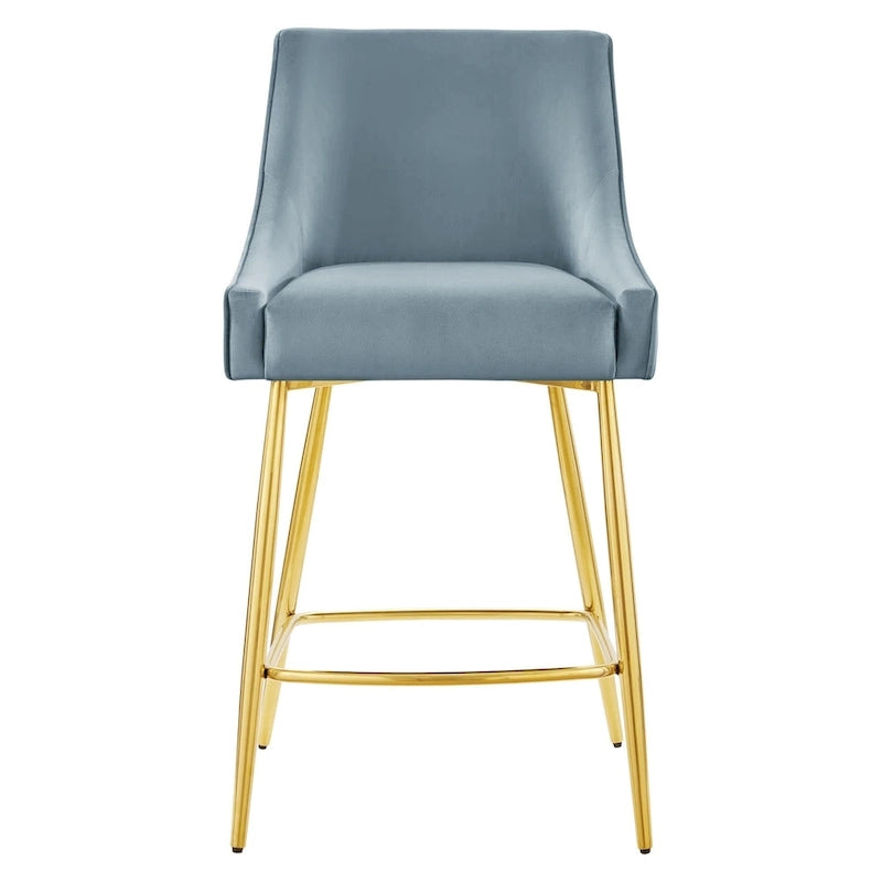 Performance Velvet Counter Stool