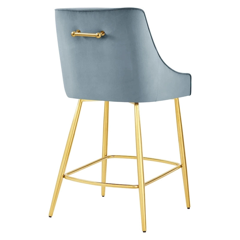 Performance Velvet Counter Stool
