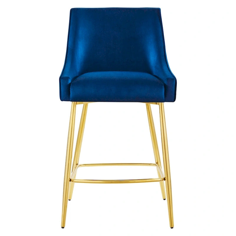 Performance Velvet Counter Stool