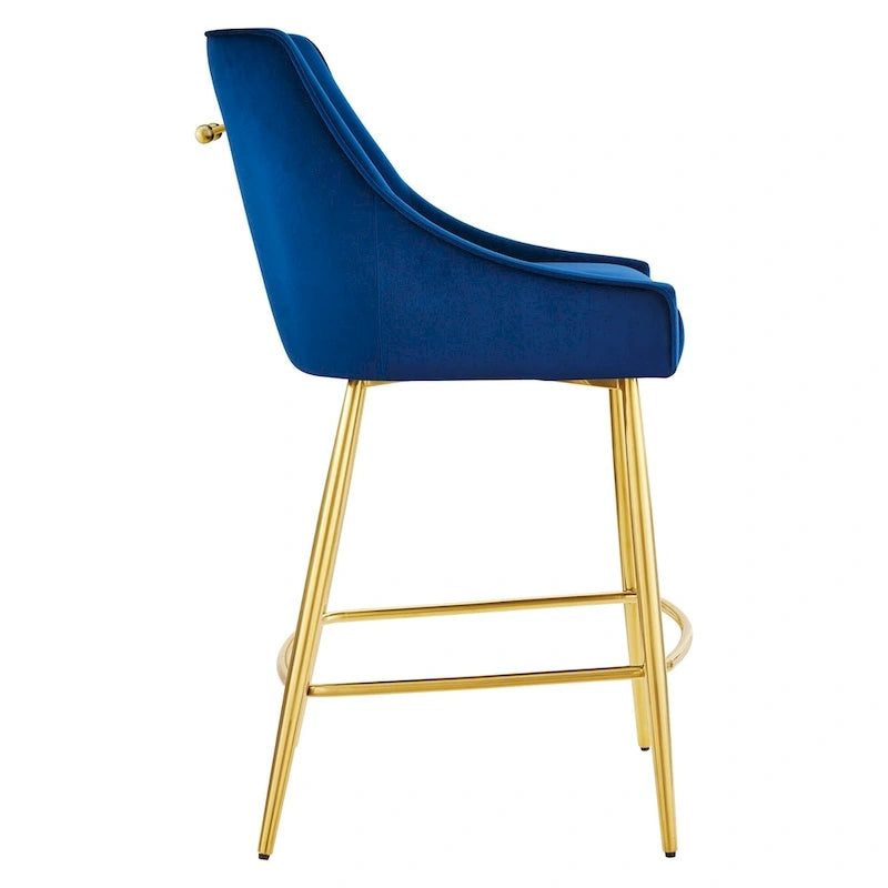 Performance Velvet Counter Stool