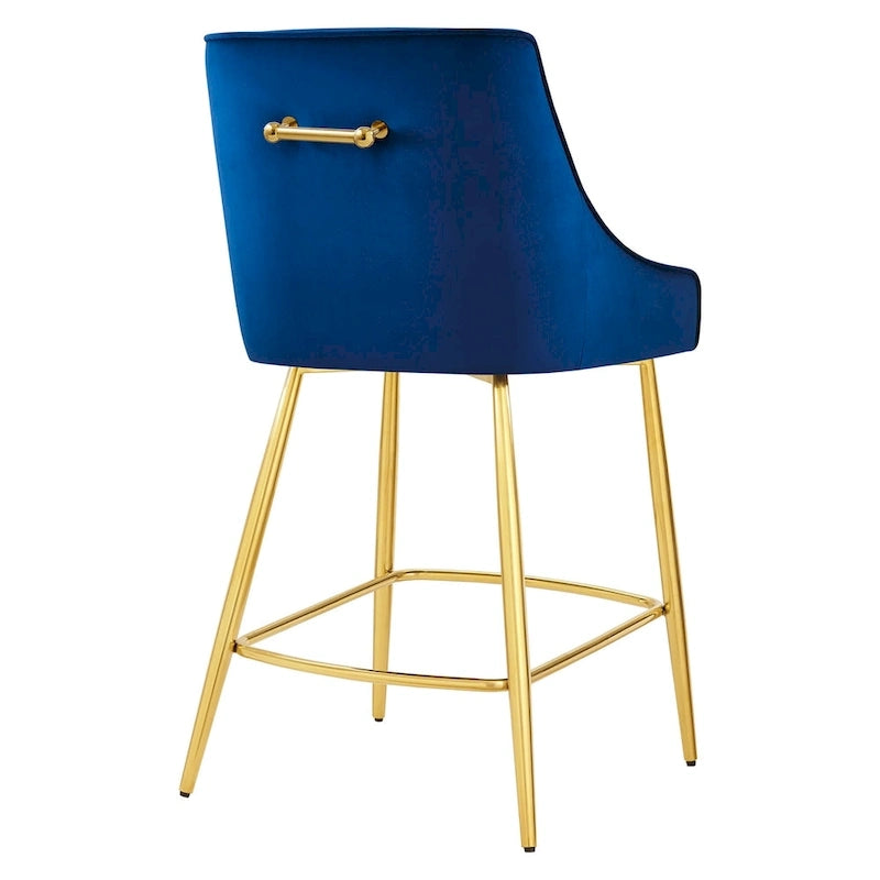 Performance Velvet Counter Stool