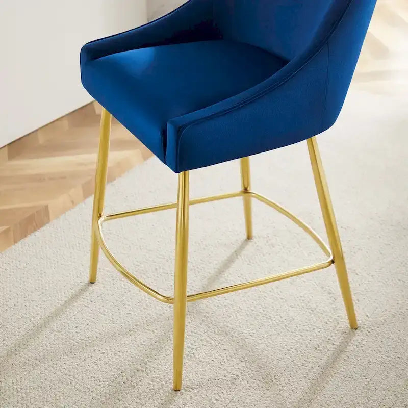 Performance Velvet Counter Stool