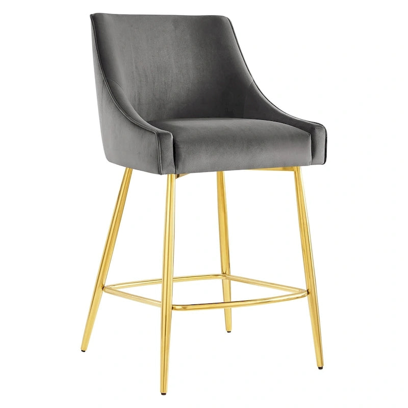 Performance Velvet Counter Stool