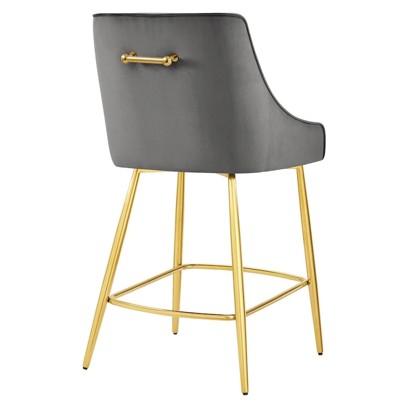 Performance Velvet Counter Stool