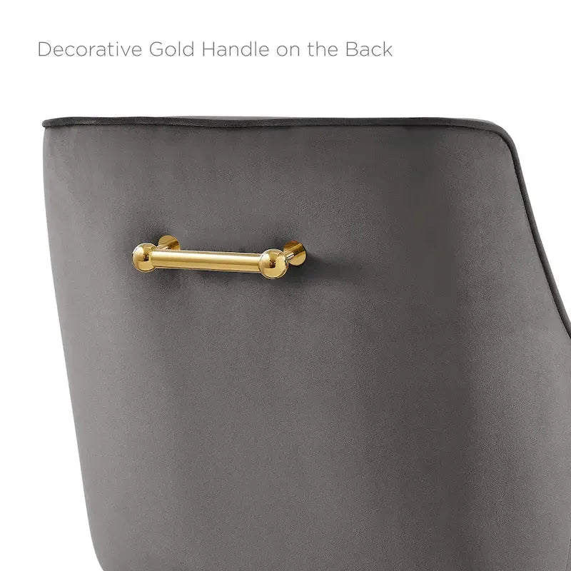 Performance Velvet Counter Stool