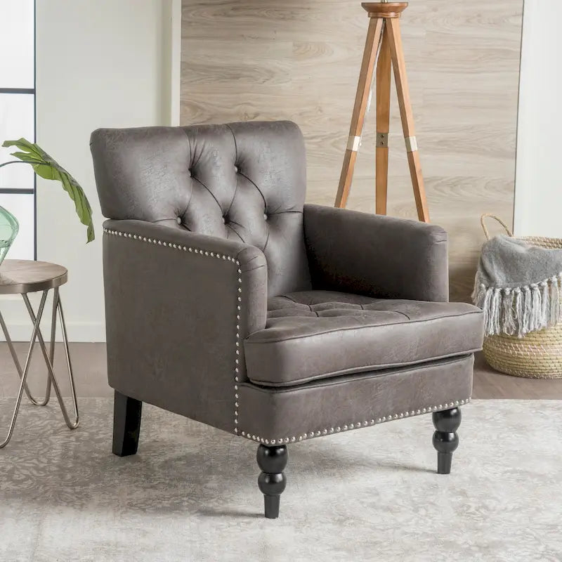 Microfiber Club Chair - 28.00 L x 29.50 W x 33.50 H