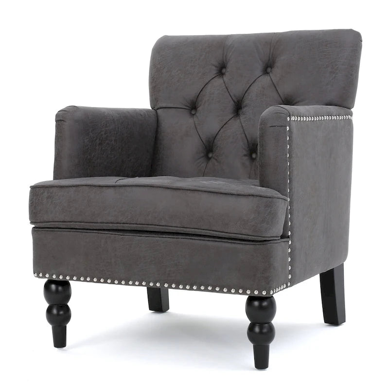 Microfiber Club Chair - 28.00 L x 29.50 W x 33.50 H