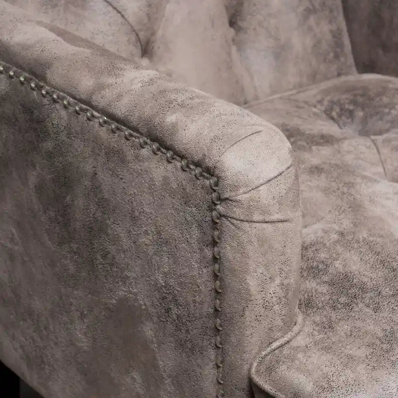 Fauteuil club en microfibre - 28.00 L x 29.50 P x 33.50 H