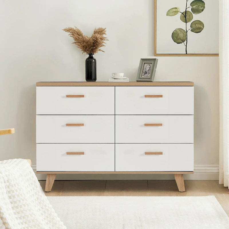 Armoire de rangement de style ferme moderne avec tiroirs pour salon, salle à manger