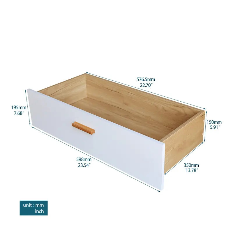 Armoire de rangement de style ferme moderne avec tiroirs pour salon, salle à manger
