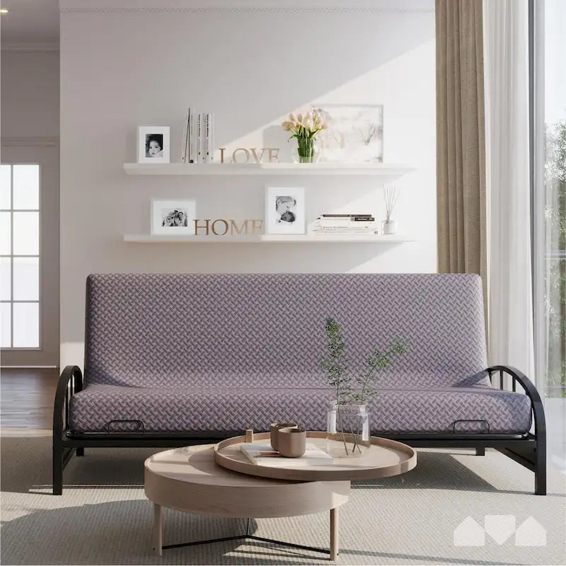 Matelas de futon en mousse à mémoire de forme - Gris - Grand