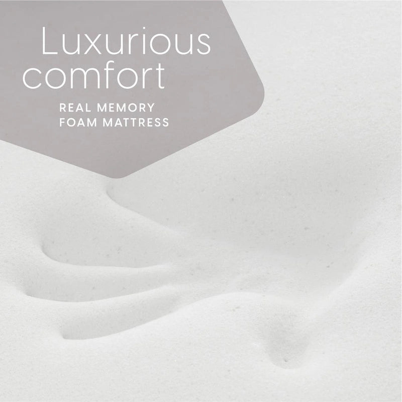 Matelas de futon en mousse à mémoire de forme - Gris - Grand