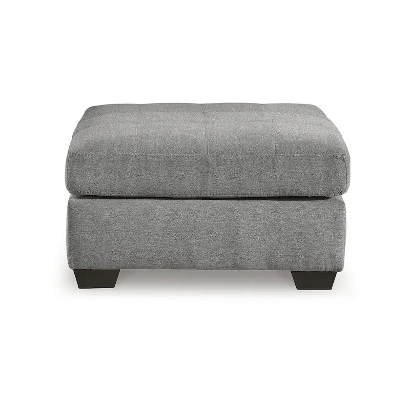 Pouf d'appoint surdimensionné gris