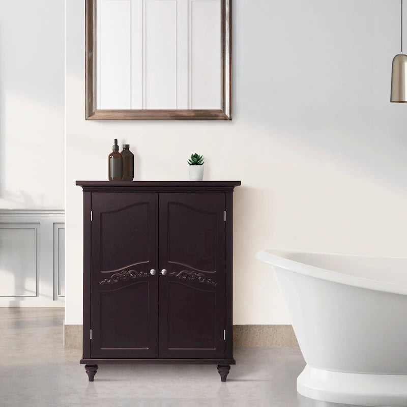 Two-Door Freestanding Floor Accent Cabinet