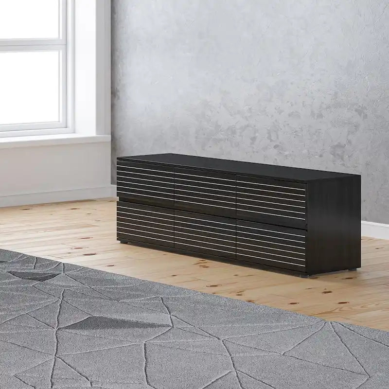 Commode multi-usages à 6 tiroirs et meuble TV