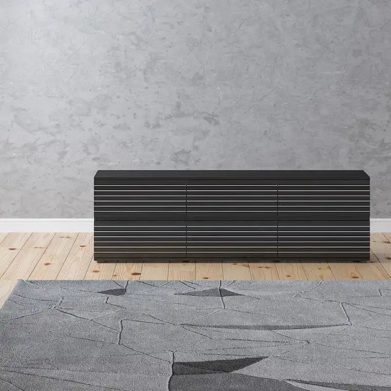 Commode multi-usages à 6 tiroirs et meuble TV