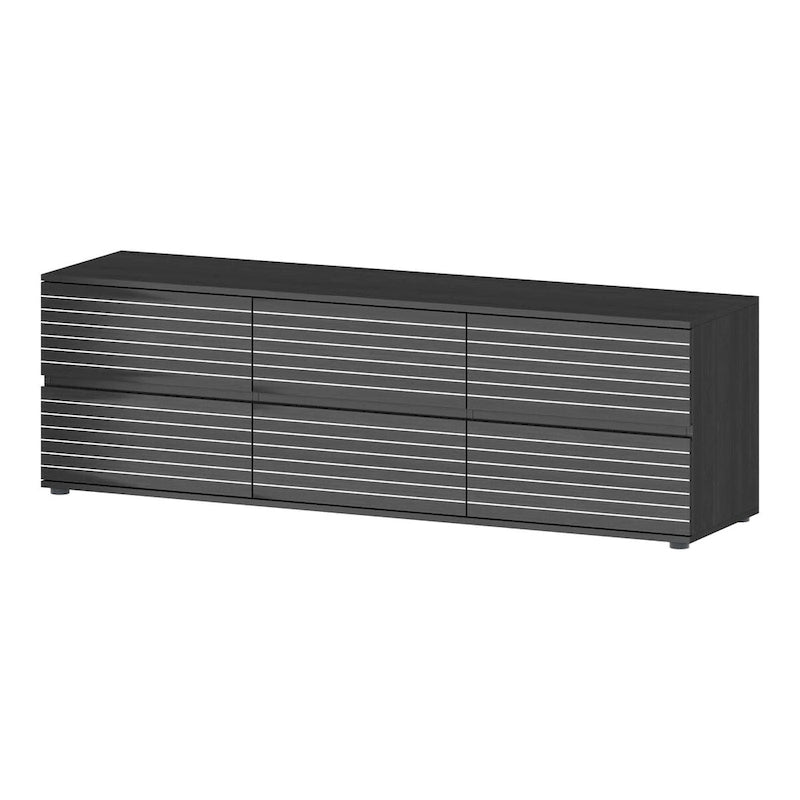 Commode multi-usages à 6 tiroirs et meuble TV