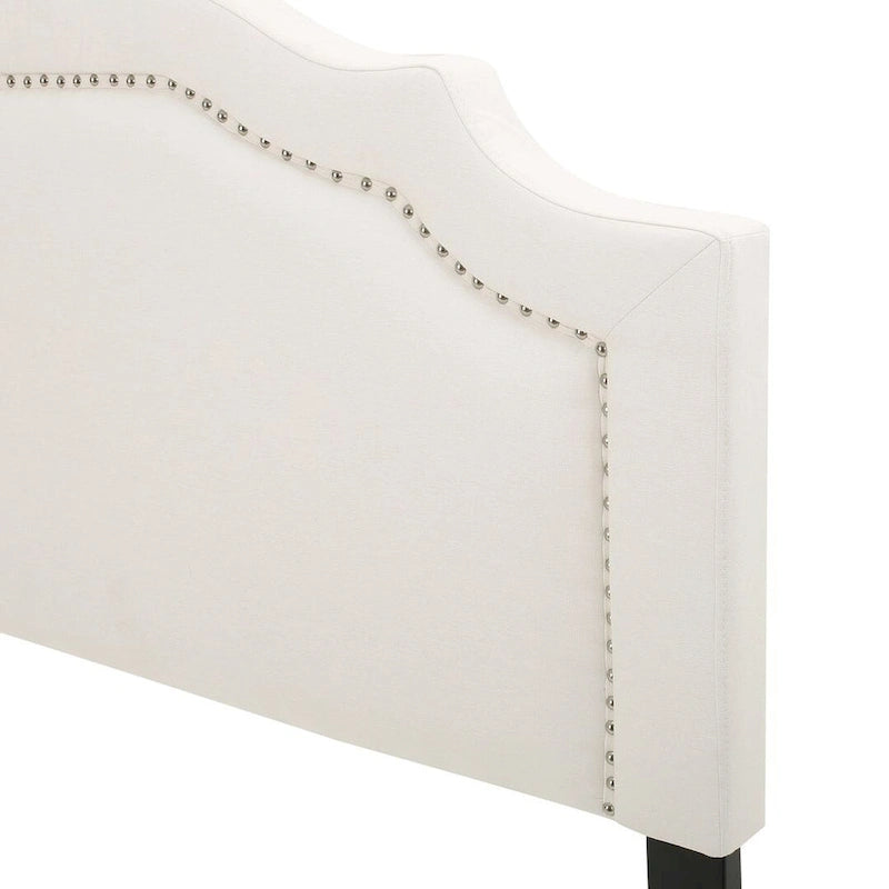 62 Queen Headboard with Nailhead Trim