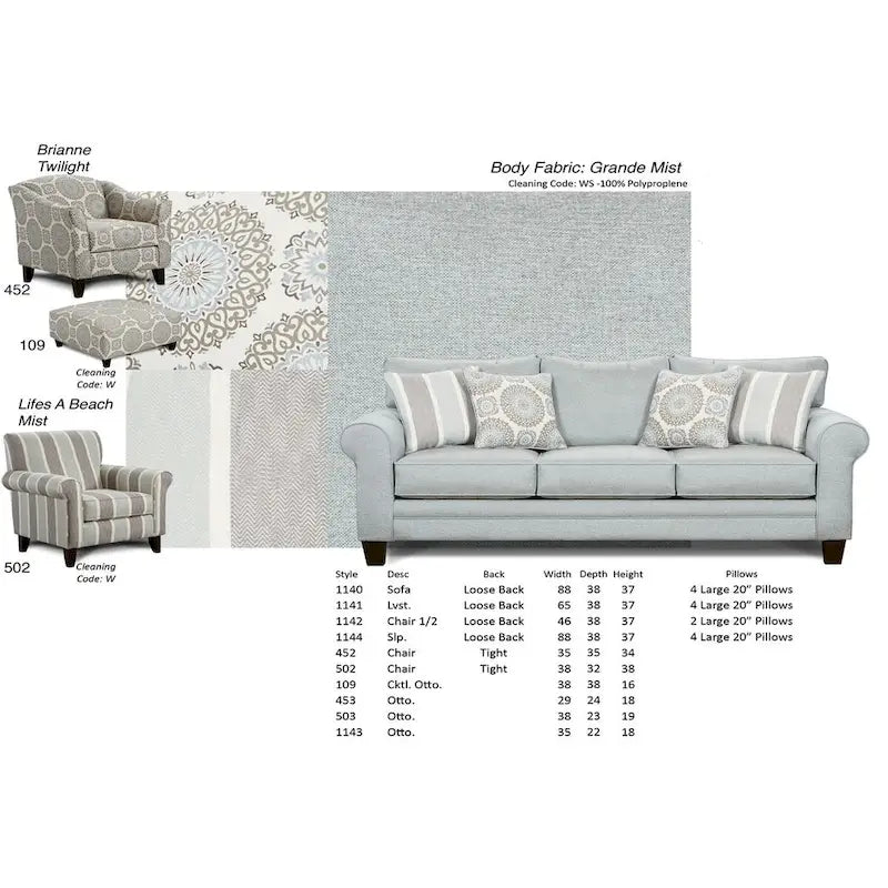 Fauteuil d'appoint Mist