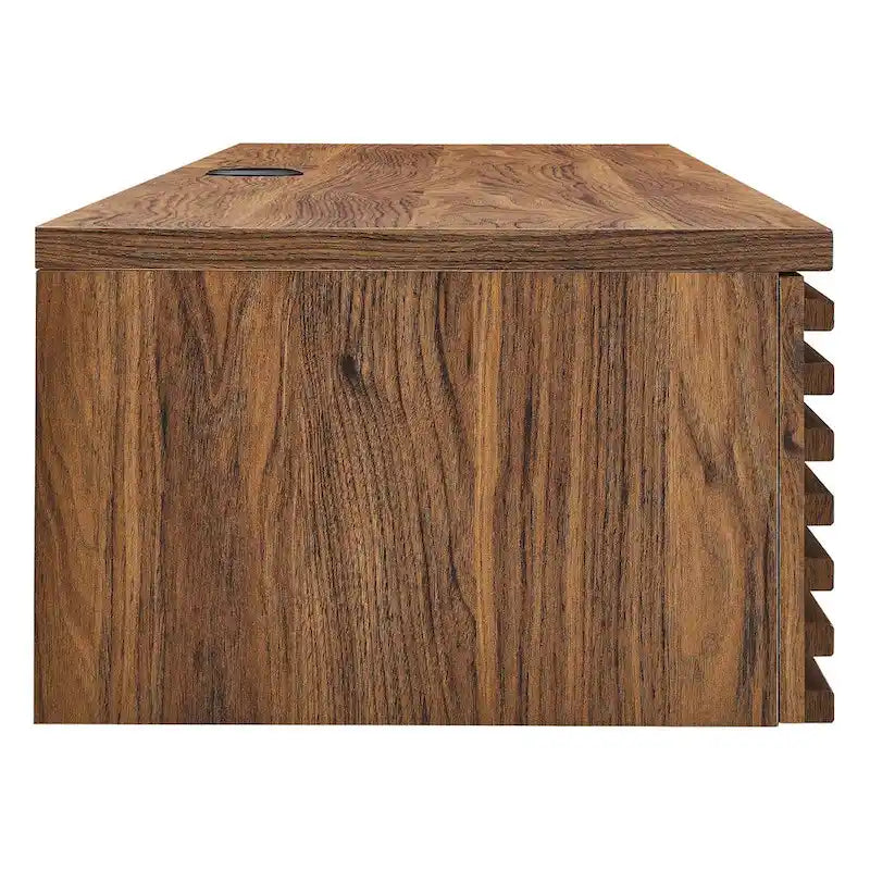 Bureau mural en bois