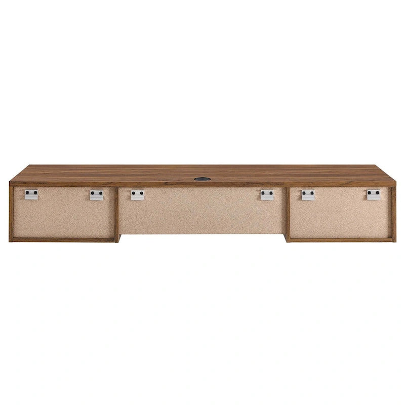 Bureau mural en bois