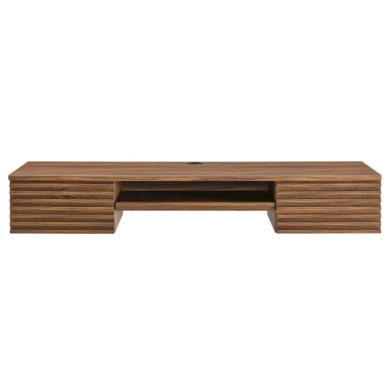 Bureau mural en bois
