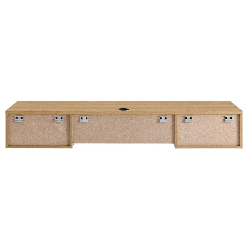 Bureau mural en bois