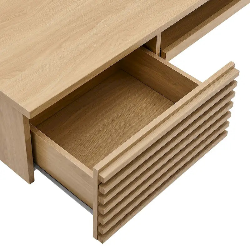 Bureau mural en bois